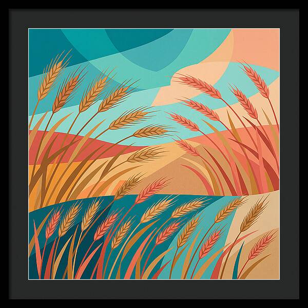 Grain Fields In Color