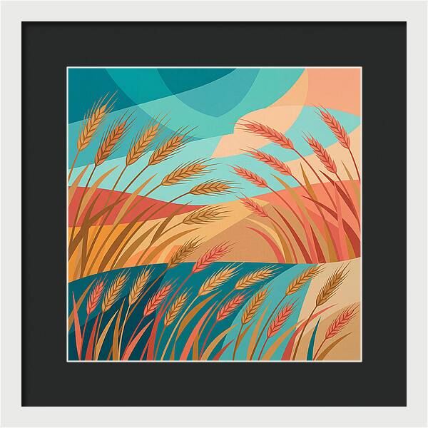 Grain Fields In Color