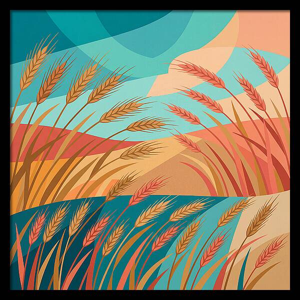 Grain Fields In Color