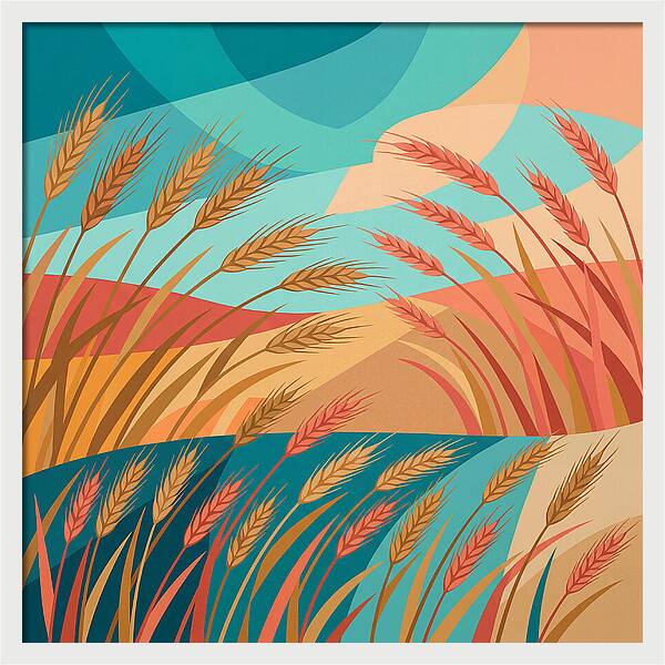 Grain Fields In Color