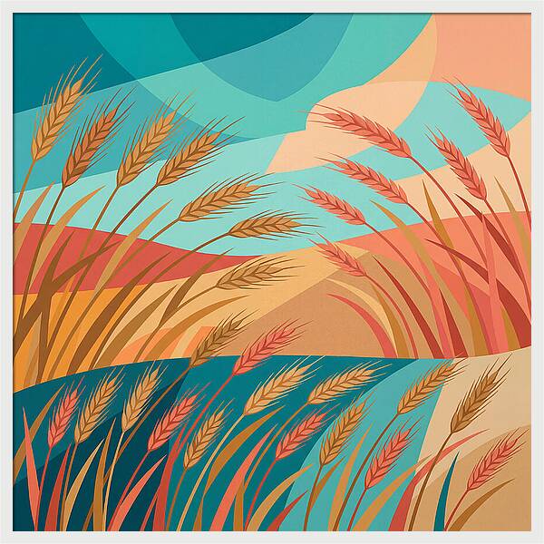 Grain Fields In Color