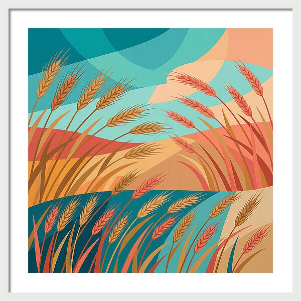 Grain Fields In Color