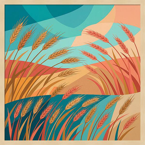 Grain Fields In Color