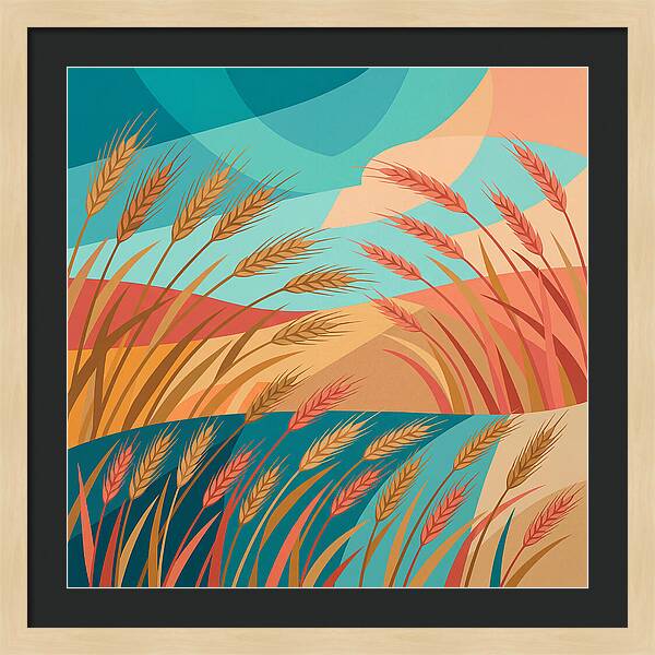Grain Fields In Color