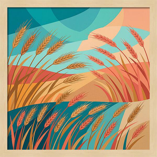 Grain Fields In Color