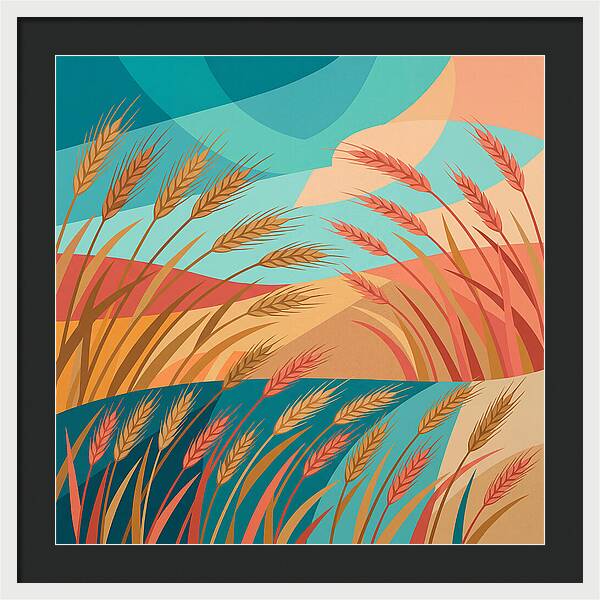 Grain Fields In Color