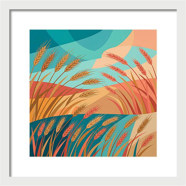 Grain Fields In Color