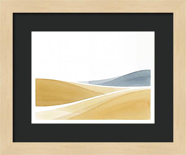Grain Landscape Serenity