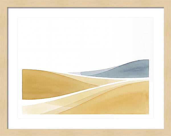 Grain Landscape Serenity