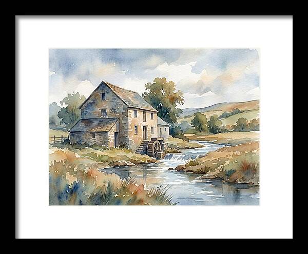 Grain Mill By The Stream