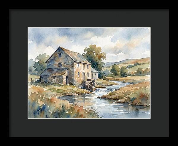 Grain Mill By The Stream