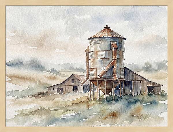 Grain Silo Serenity