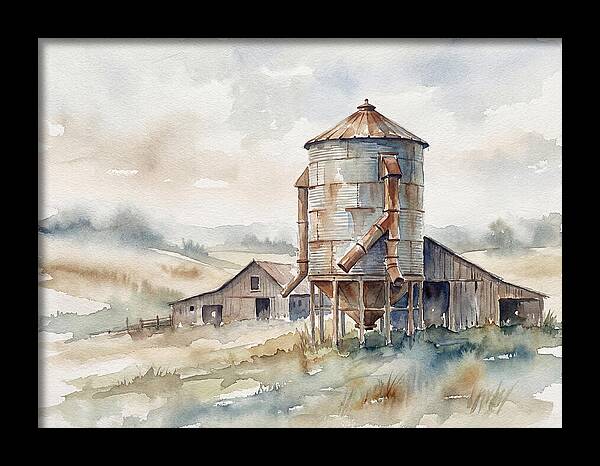 Grain Silo Serenity
