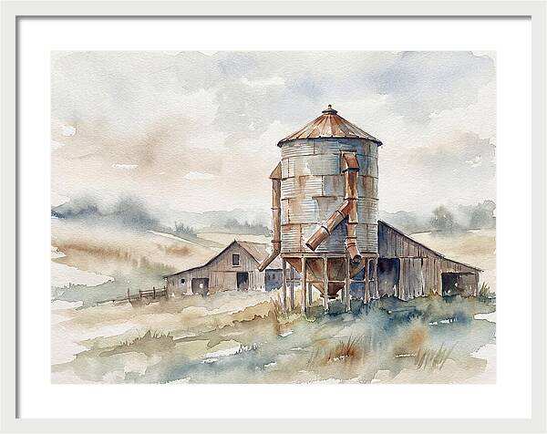 Grain Silo Serenity