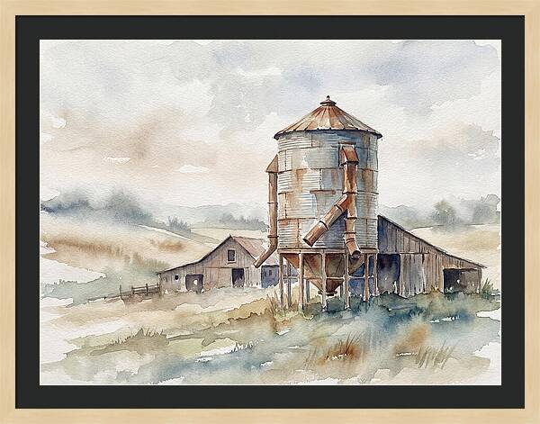 Grain Silo Serenity