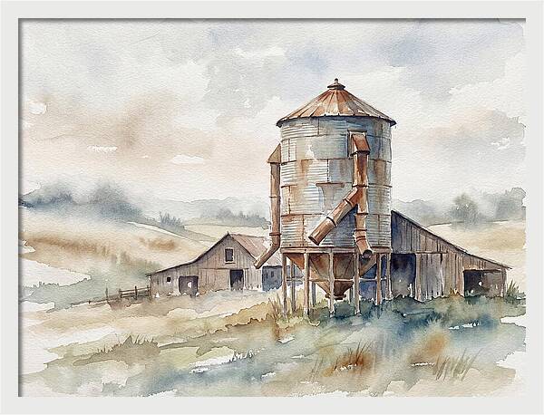 Grain Silo Serenity