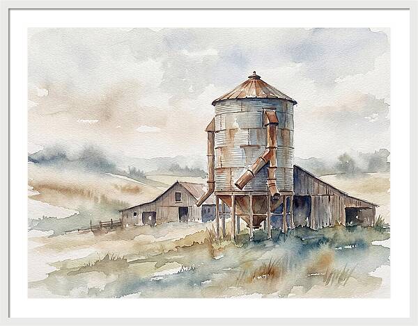 Grain Silo Serenity
