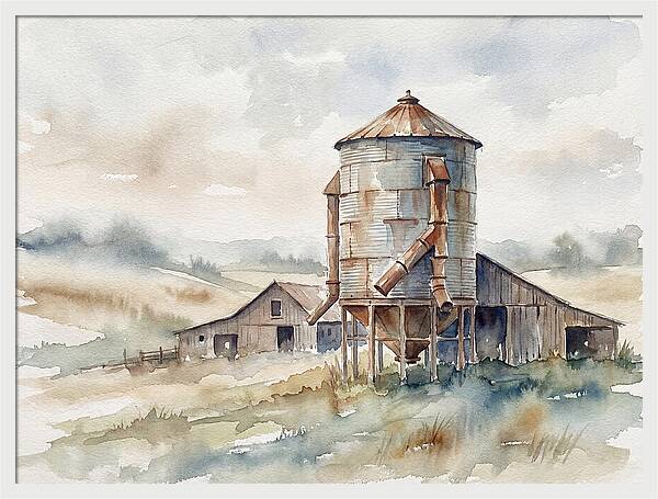 Grain Silo Serenity