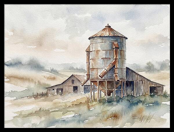 Grain Silo Serenity