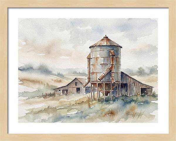 Grain Silo Serenity