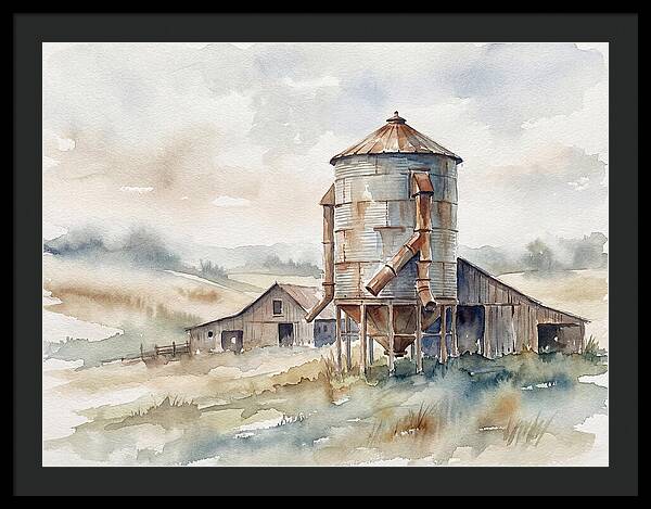 Grain Silo Serenity