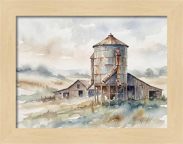 Grain Silo Serenity