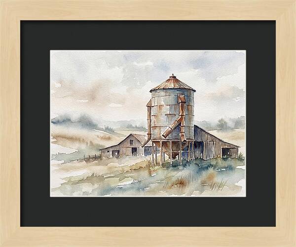 Grain Silo Serenity