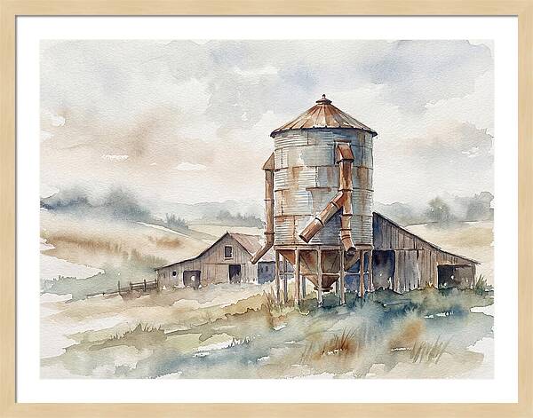 Grain Silo Serenity