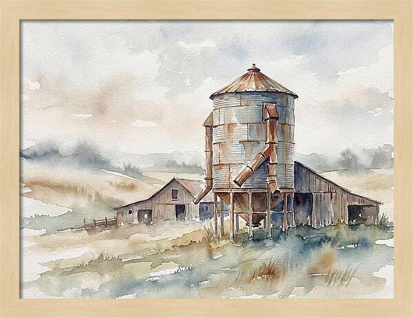 Grain Silo Serenity
