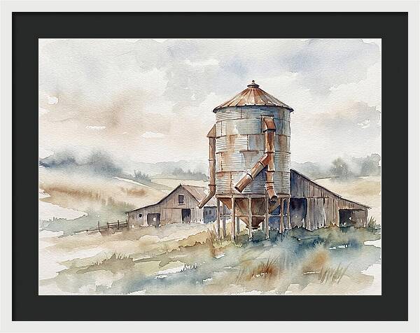 Grain Silo Serenity
