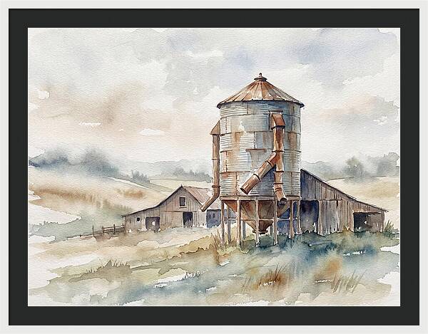 Grain Silo Serenity