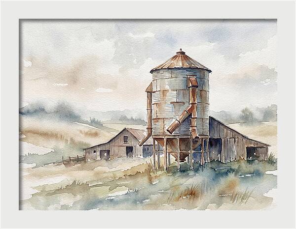 Grain Silo Serenity