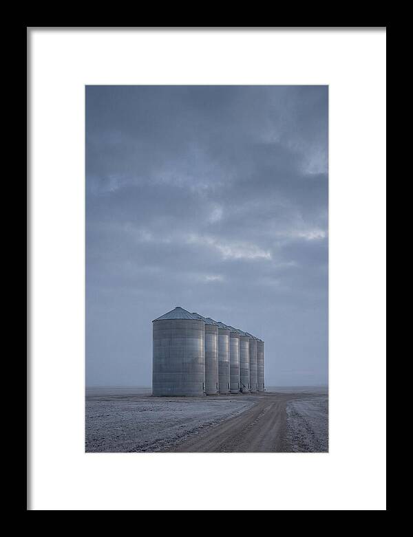 Grain Silos On The Prairie