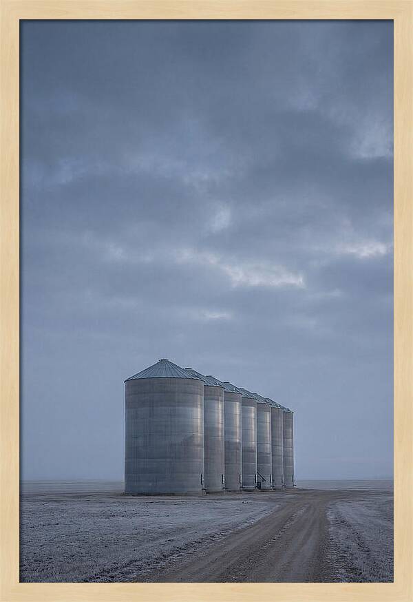 Grain Silos On The Prairie