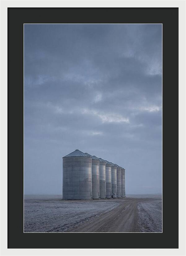 Grain Silos On The Prairie