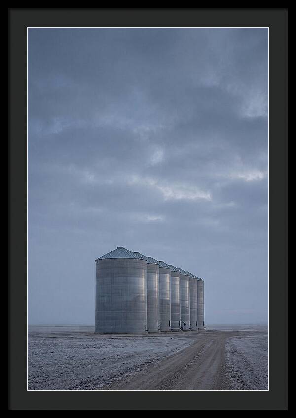 Grain Silos On The Prairie