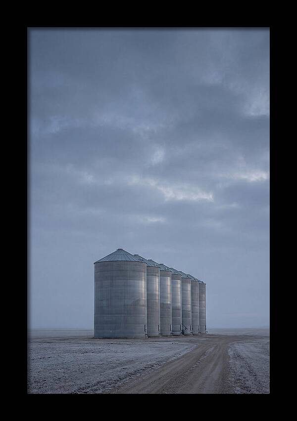 Grain Silos On The Prairie