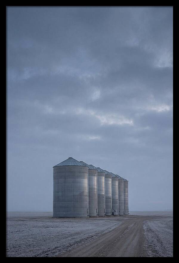 Grain Silos On The Prairie