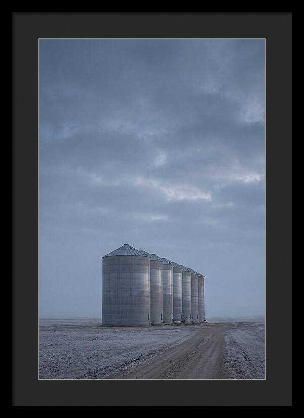 Grain Silos On The Prairie