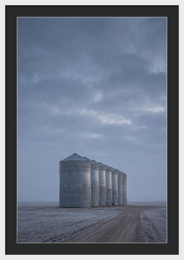 Grain Silos On The Prairie