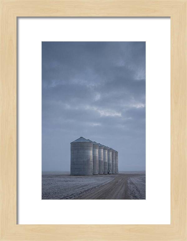 Grain Silos On The Prairie
