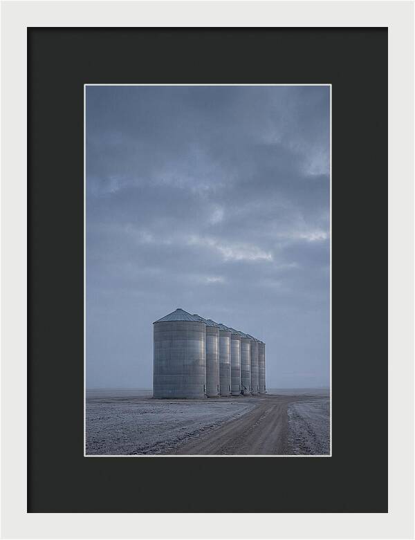 Grain Silos On The Prairie