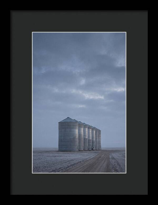 Grain Silos On The Prairie