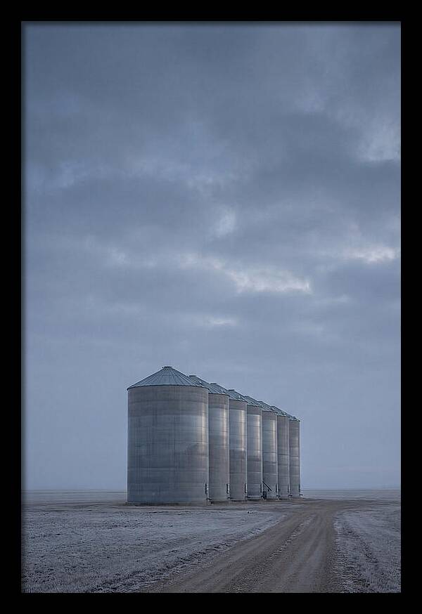 Grain Silos On The Prairie