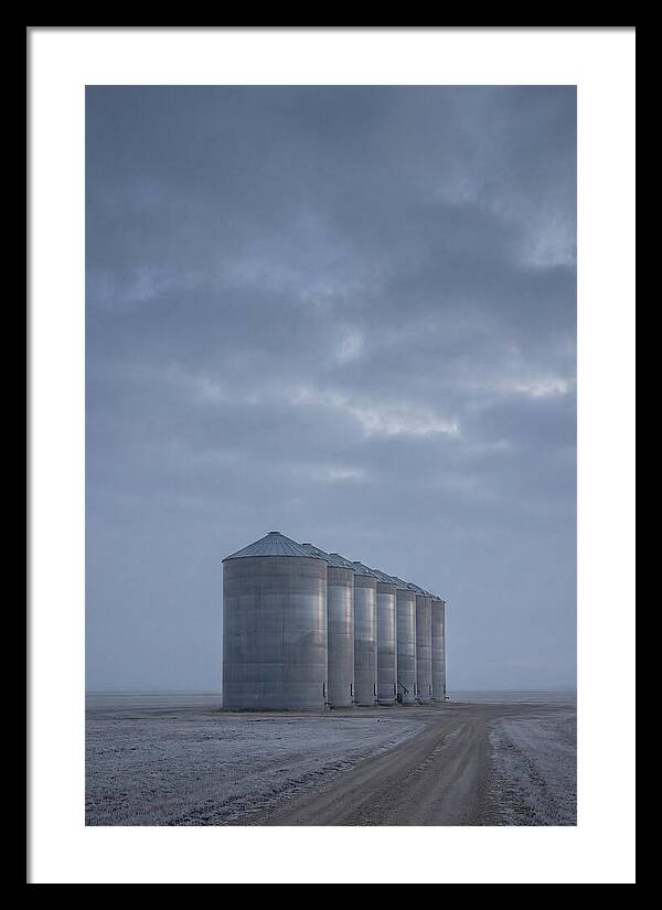 Grain Silos On The Prairie