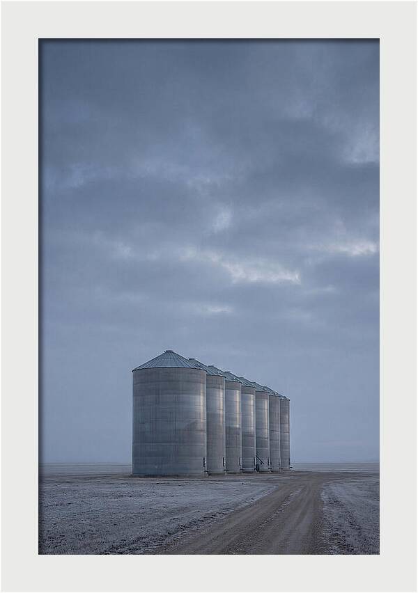 Grain Silos On The Prairie