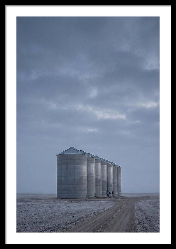 Grain Silos On The Prairie