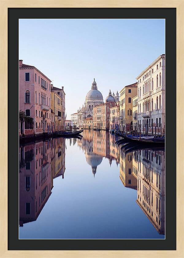Grand Canal Reflections In Venice