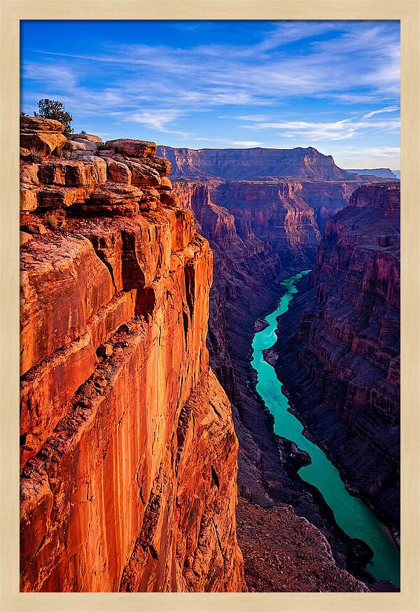 Grand Canyon Serenity At Golden Hour