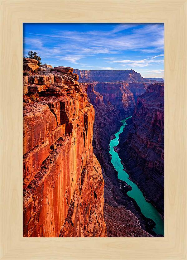 Grand Canyon Serenity At Golden Hour
